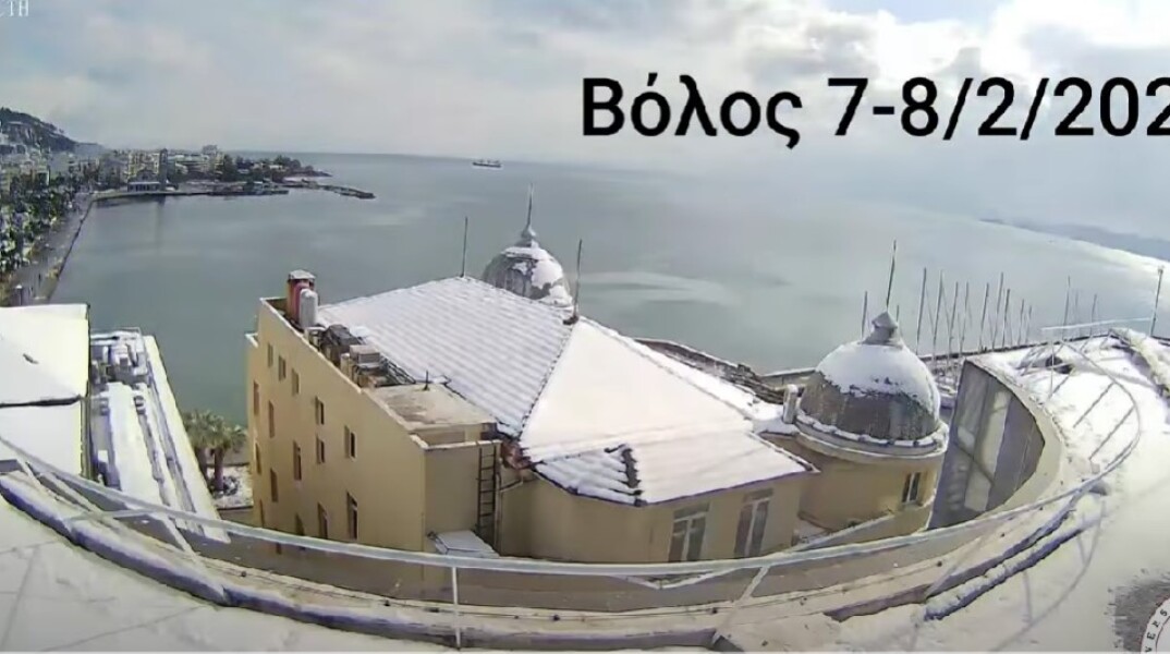 Βόλος - Timelapse βίντεο από την κακοκαιρία «Μπάρμπαρα»