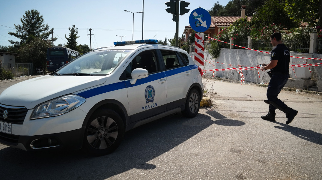 Περιπολικό της ΕΛ.ΑΣ. στην Κέρκυρα