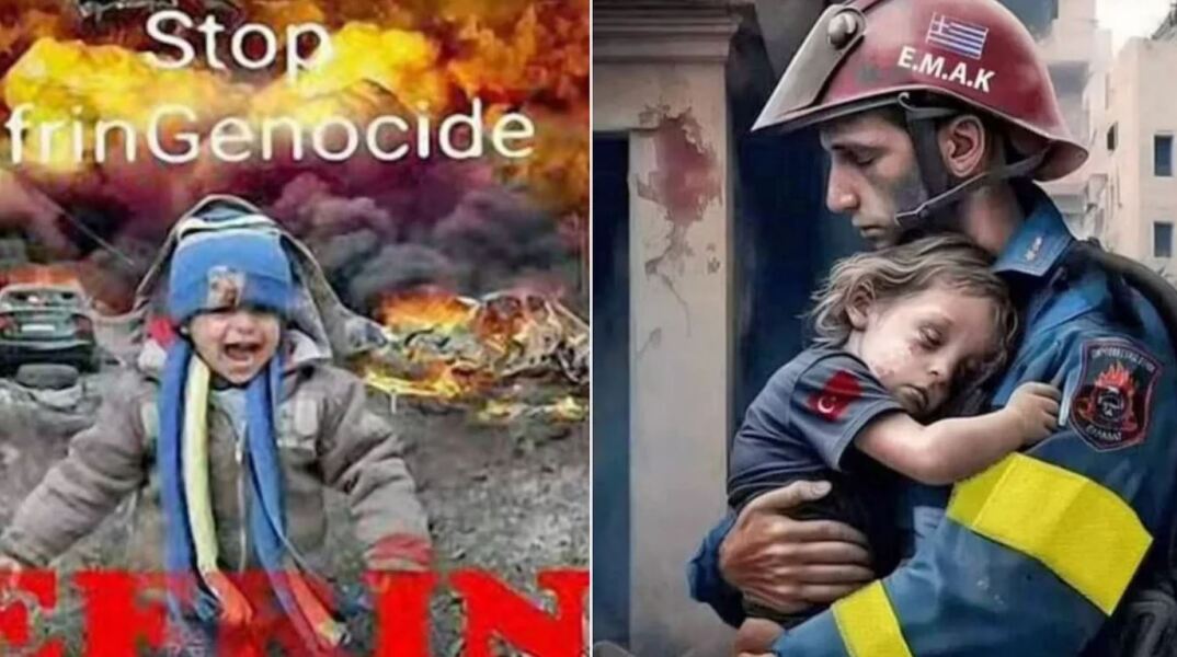 Απατεώνες χρησιμοποιούν την digital art εικόνα του διασώστη της ΕΜΑΚ για να μαζέψουν δωρεές