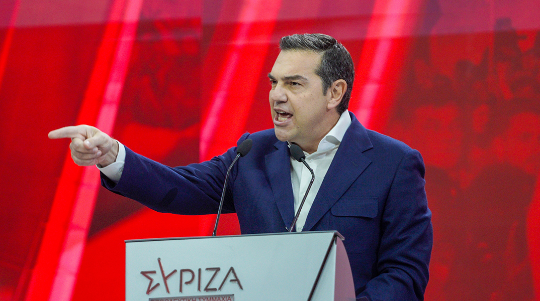 Ομιλία του Προέδρου του ΣΥΡΙΖΑ-ΠΣ, Αλέξη Τσίπρα, στο Δημοτικό Γυμναστήριο Περιστερίου Ανδρέας Παπανδρέου 