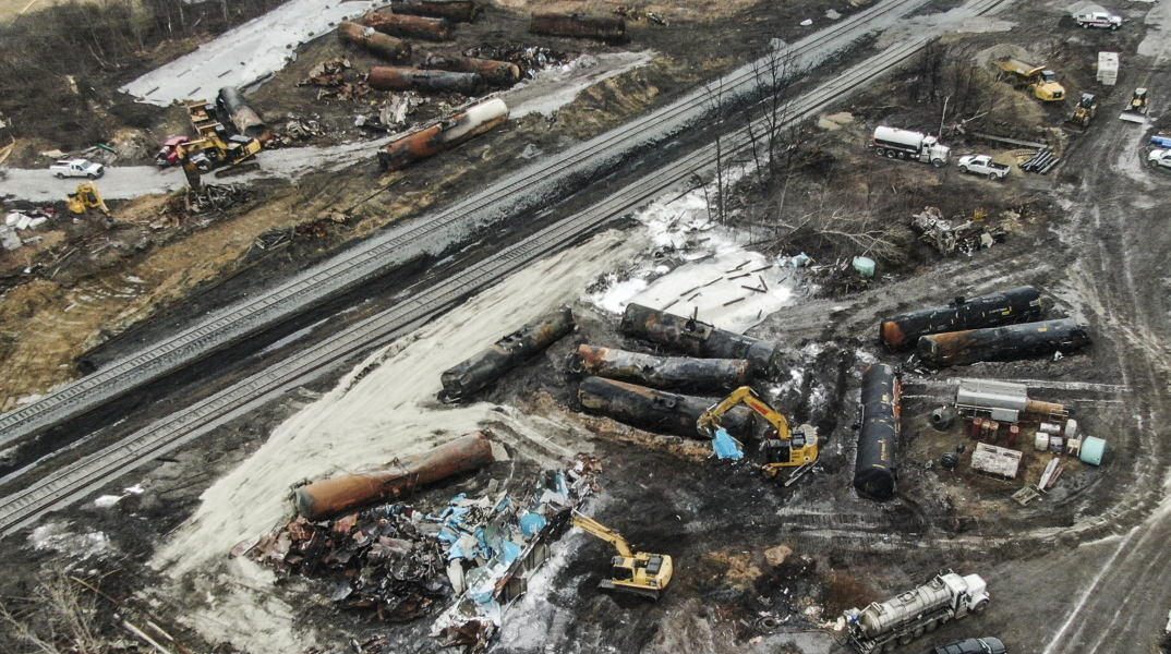 Εκτροχιασμός τρένου στο Οχάιο