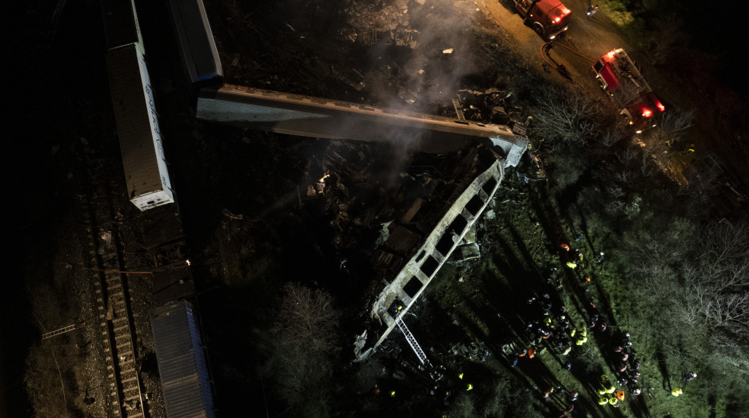 Σύγκρουση τρένων στα Τέμπη
