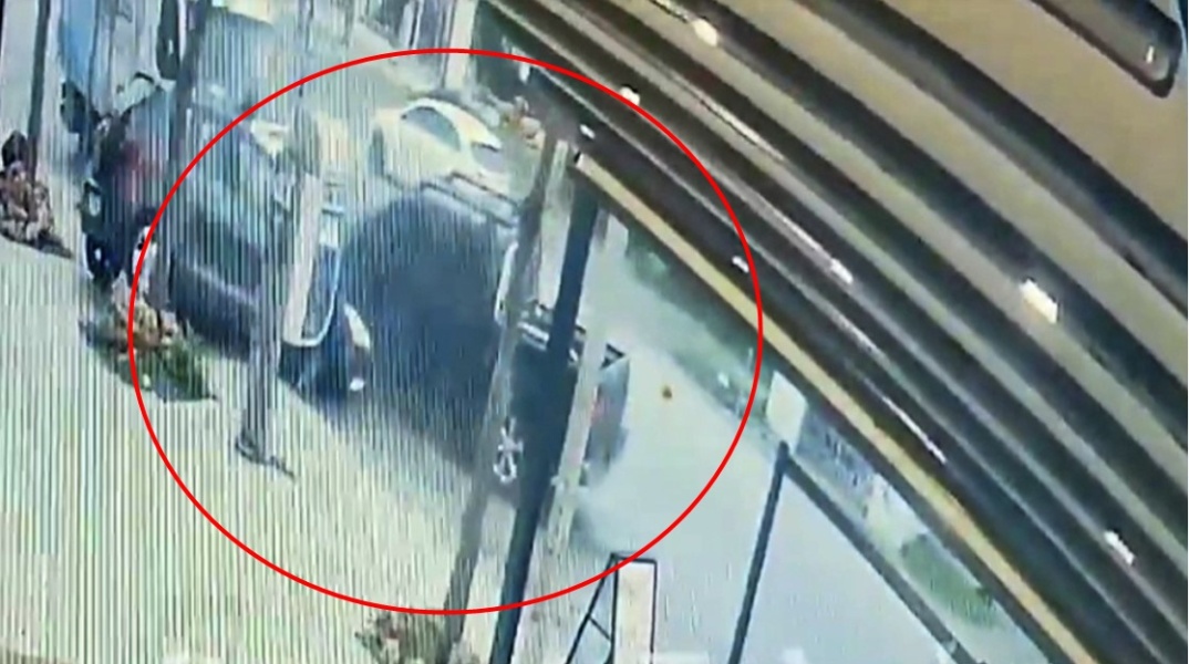 Ντοκουμέντο από την παράσυρση πεζού στη Θεσσαλονίκη