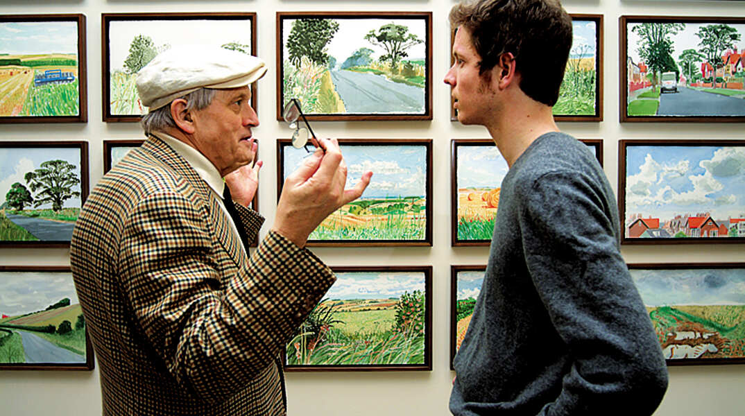 Rolex Mentor and Protégé Arts Initiative: o μέντορας Ντέιβιντ Χόκνεϊ και ο υπότροφος Ματίας Βάισερ