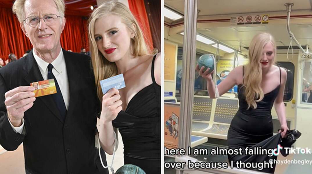 Viral στο TikTok ηθοποιός που πήγε στα Όσκαρ με τα... Μέσα