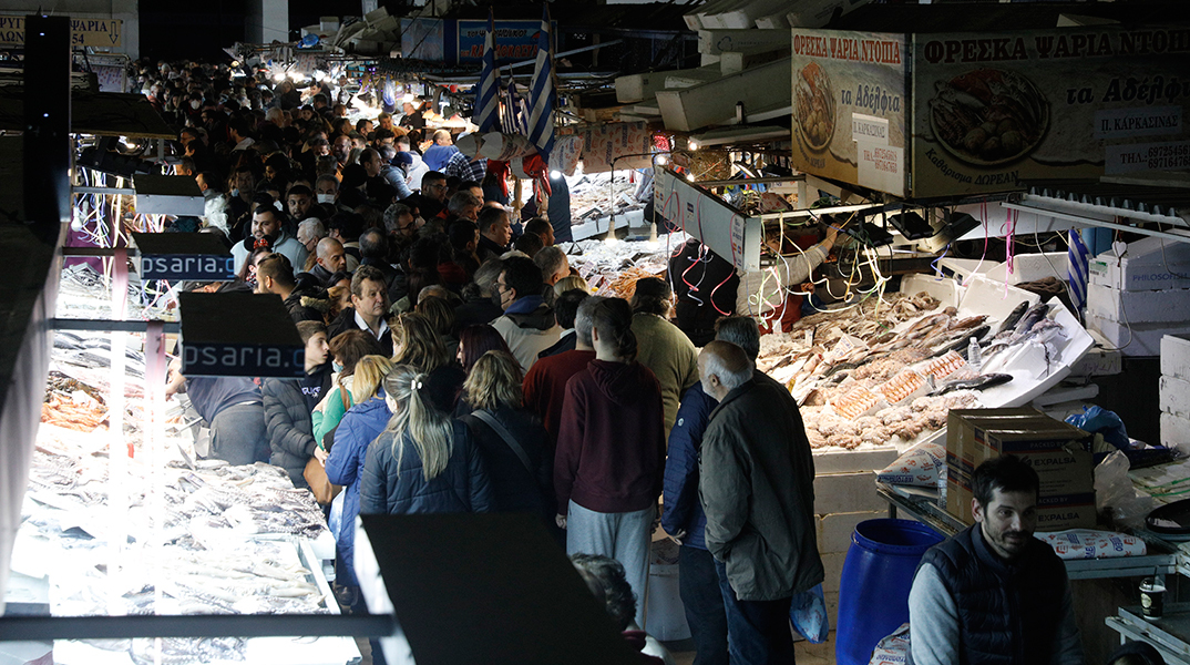 ψαραγορά της Βαρβακείου Αγοράς
