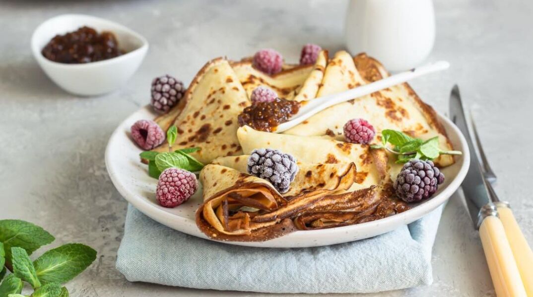 Συνταγή για νηστίσιμες κρέπες