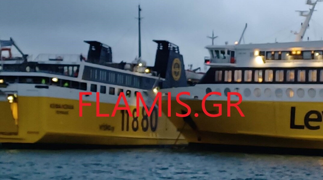 Πλοία στην Κυλλήνη συγκρούστηκαν στο λιμάνι