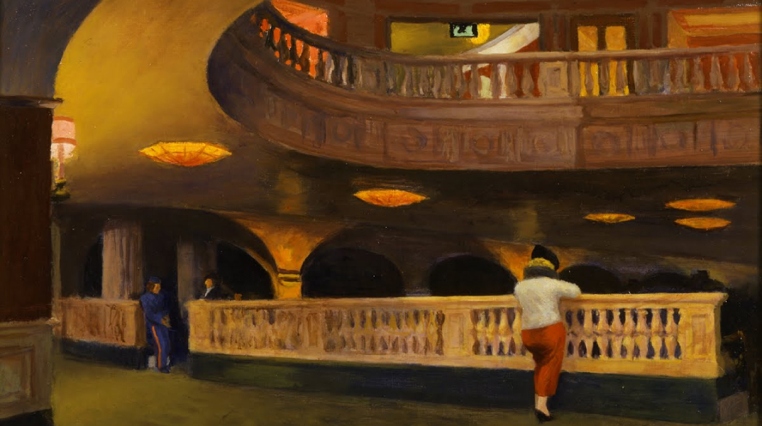 Εικ.: Edward Hopper, «The Sheridan Theatre» (1937).
