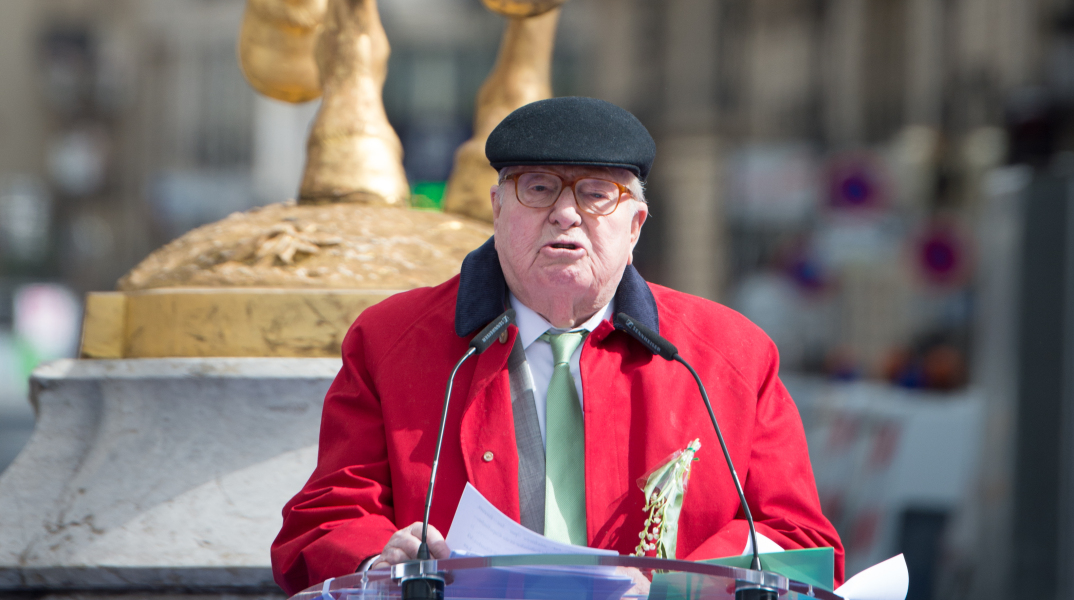 Ο ακροδεξιός πολιτικός, Ζαν Μαρί Λε Πεν