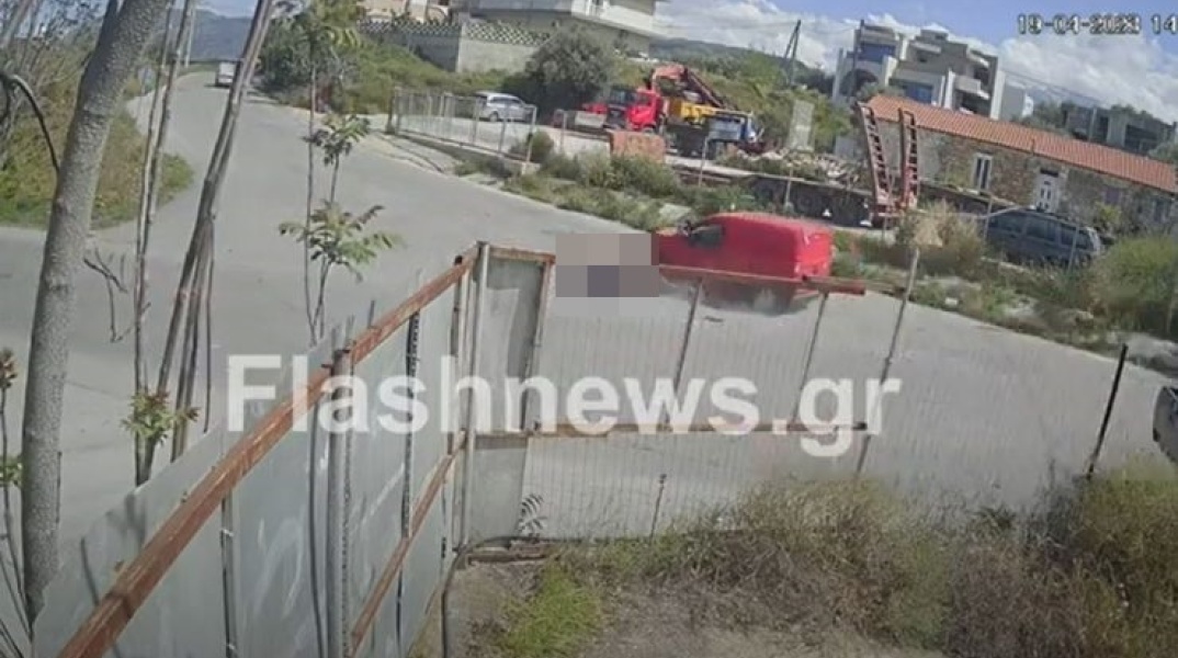 Βίντεο ντοκουμέντο από το τροχαίο μηχανής με φορτηγάκι στην Κρήτη