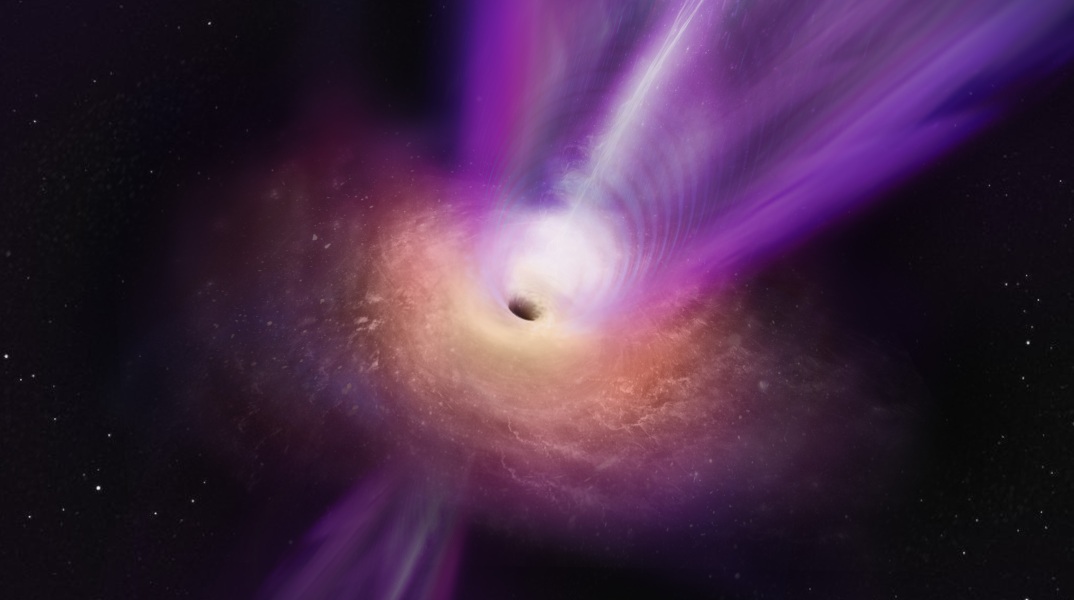 Διάστημα: Αστρονόμοι παρατήρησαν για πρώτη φορά στην ίδια εικόνα μαύρη τρύπα να εκτοξεύει έναν ισχυρό πίδακα - O κομβικός ρόλος στη λειτουργία του σύμπαντος.