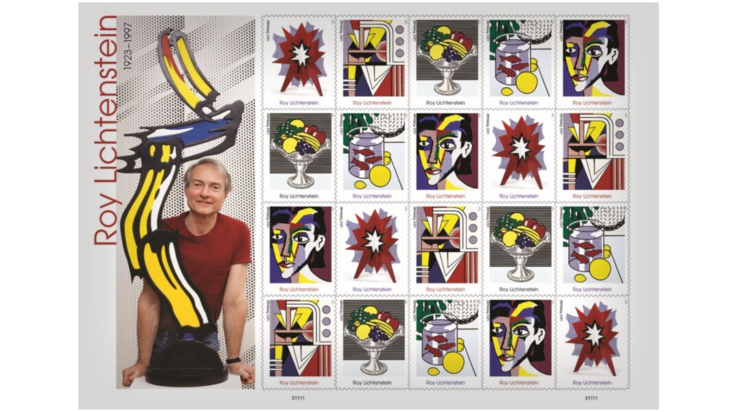 Η Ταχυδρομική Υπηρεσία των ΗΠΑ τιμά τον Αμερικανό καλλιτέχνη Ρόι Λίχτενσταϊν με επετειακή σειρά γραμματοσήμων - 100 χρόνια από τη γέννησή του.