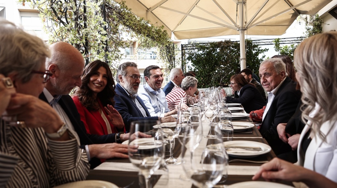 Γεύμα των υποψηφίων του ψηφοδελτίου Επικρατείας του ΣΥΡΙΖΑ - Προοδευτική Συμμαχία