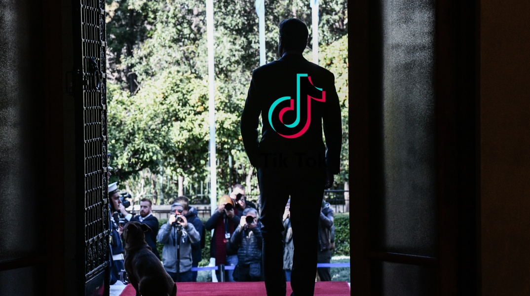 Ο Κυριάκος Μητσοτάκης στο Μέγαρο Μαξίμου