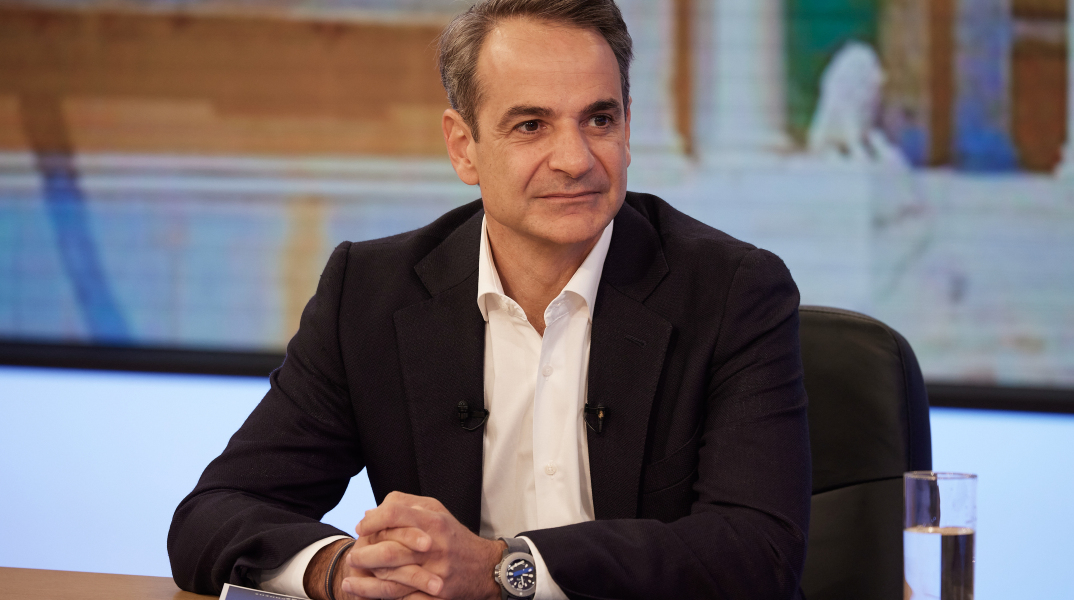 Ο πρωθυπουργός Κυριάκος Μητσοτάκης στον Ant1