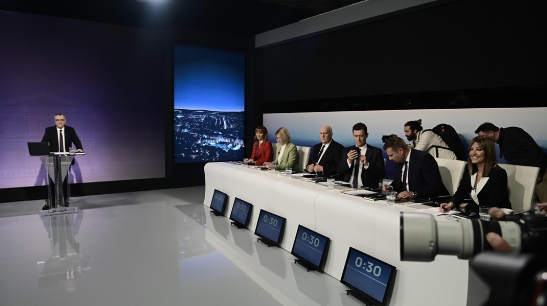 Οι δημοσιογράφοι στο Debate των πολιτικών αρχηγών