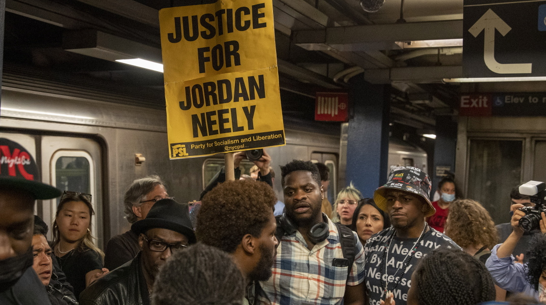 Διαμαρτυρίες στο μετρό της Νέας Υόρκης για τη δολοφονία του Jordan Neely