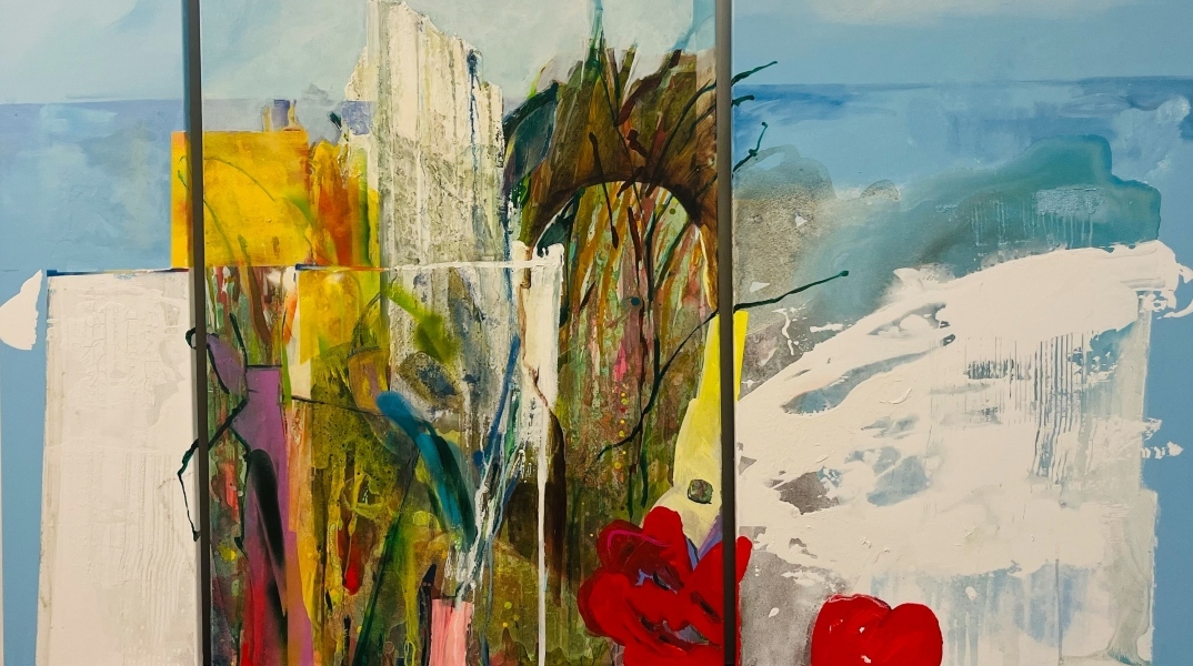 Τρίπτυχο έργο τέχνης του Μανώλη Χάρου