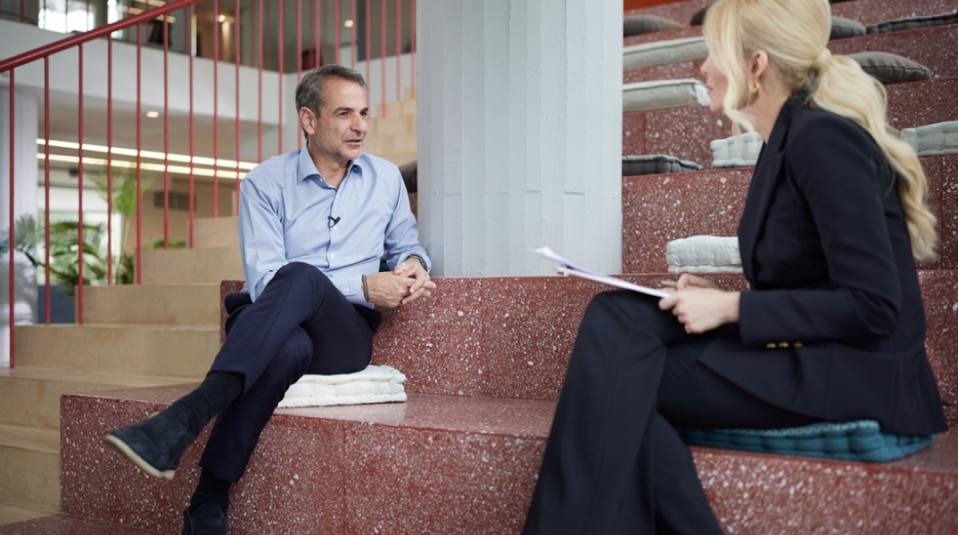 Ο Κυριάκος Μητσοτάκης παραχώρησε συνέντευξη στην Κατερίνα Καινούργιου