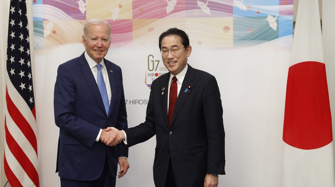 G7: Ιαπωνία και ΗΠΑ συμφώνησαν να συνεχιστούν οι κυρώσεις σε βάρος της Ρωσίας - Τη στήριξή τους στην Ουκρανία εκδήλωσαν οι δύο ηγέτες από τη σύνοδο της Χιροσίμα