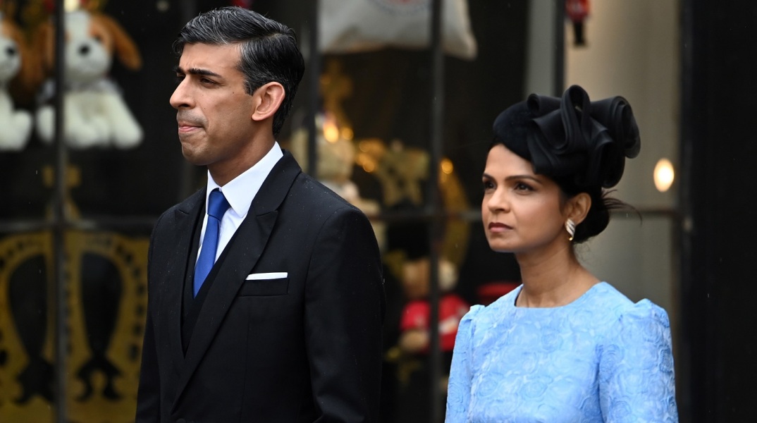 Βρετανία: Μειώθηκε ο πλούτος του πρωθυπουργού Ρίσι Σούνακ και της συζύγου του - Κατατάσσεται στην 275η θέση στη λίστα των πιο πλούσιων της χώρας του.