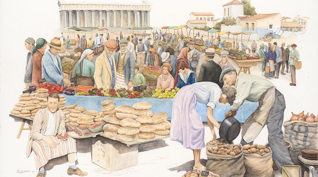 Άρτεμις Χατζηγιαννάκη, Η Λαϊκή Αγορά του Θησείου