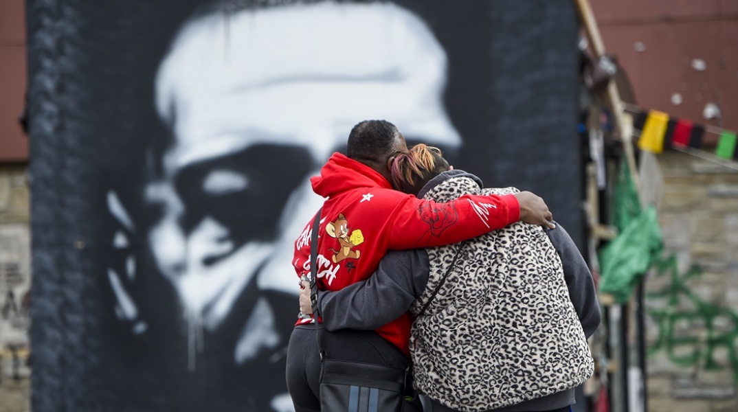 Τοιχογραφία για τον George Floyd