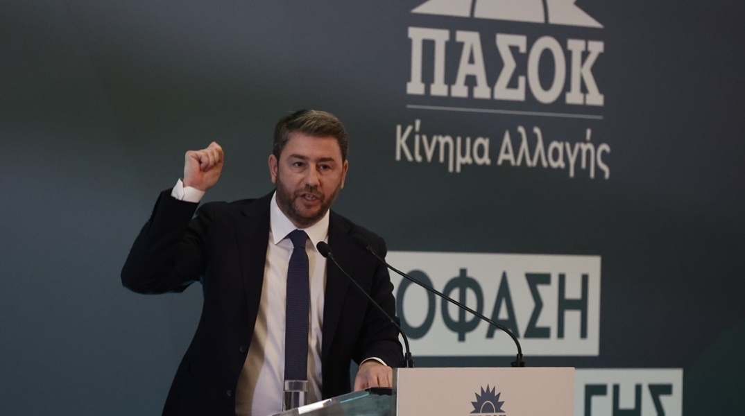 Ο πρόεδρος του ΠΑΣΟΚ-ΚΙΝΑΛ, Νίκος Ανδρουλάκης