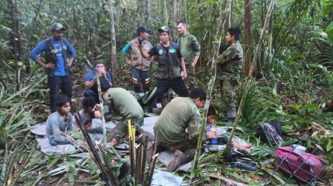 Τα παιδιά εντοπίστηκαν ζωντανά σε ζούγκλα στην Κολομβία
