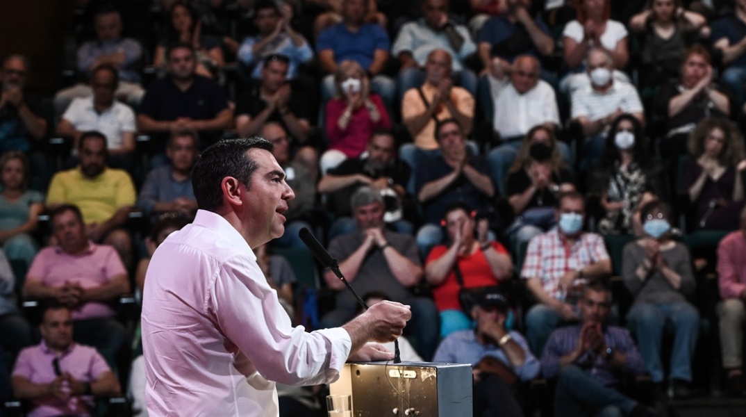 Ο πρόεδρος του ΣΥΡΙΖΑ - Προοδευτική Συμμαχία, Αλέξης Τσίπρας