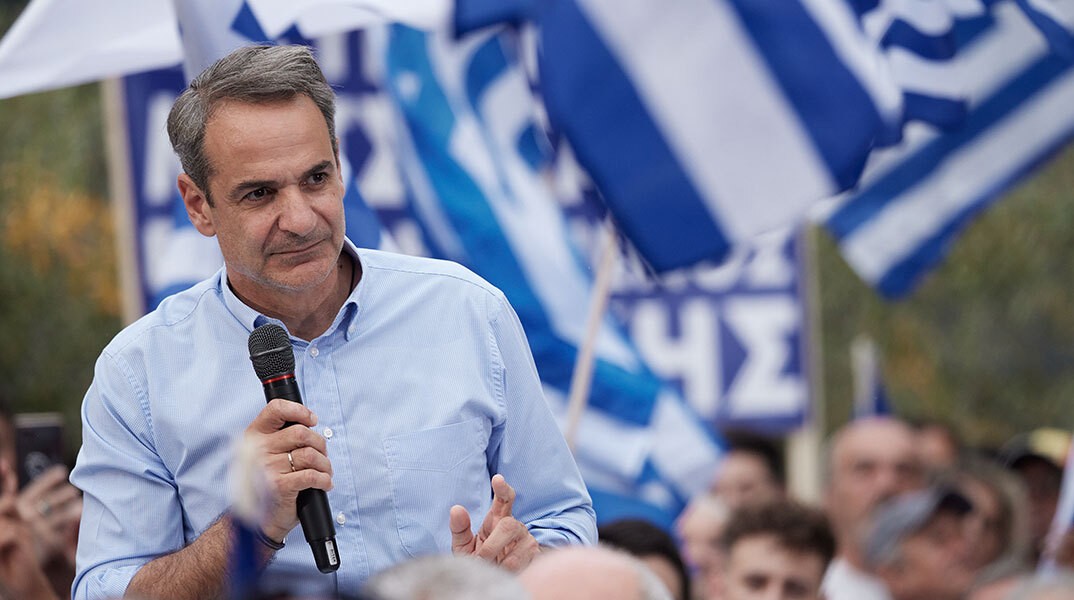 Ο Πρόεδρος της Νέας Δημοκρατίας Κυριάκος Μητσοτάκης στην Κατερίνη, στα πλαίσια περιοδείας του στην Β.Ελλάδα