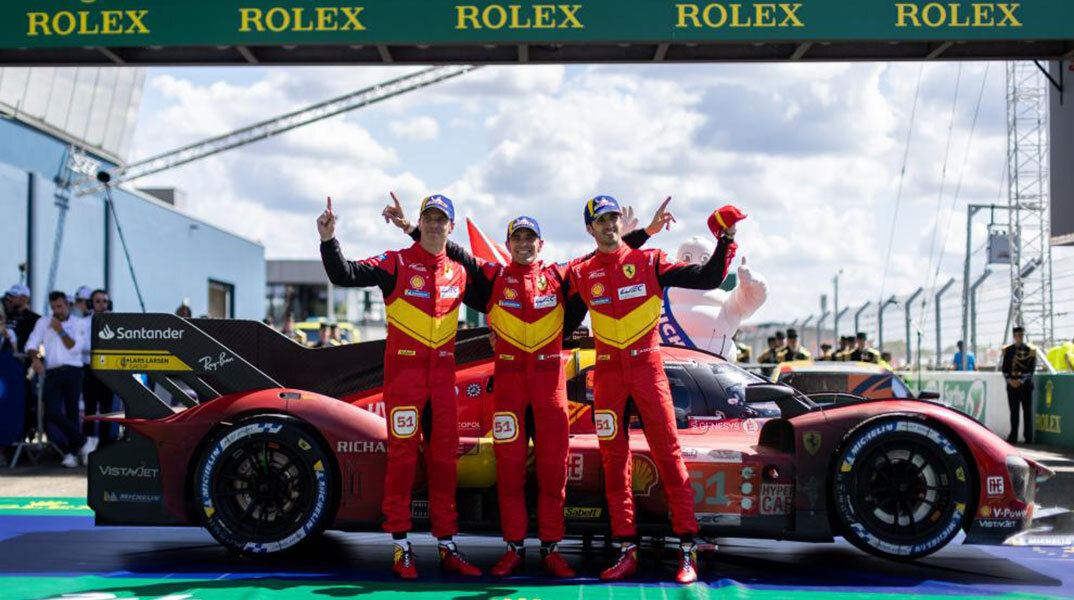 24 Hours Le Mans: H Ferrari πετυχαίνει μια ιστορική νίκη