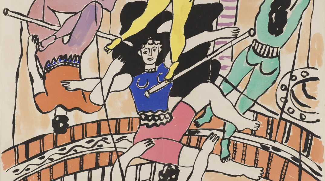Fernand Léger (1881-1955) Σελίδα από το λεύκωμα «Τσίρκο» 1950
