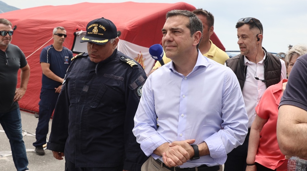 Ο πρόεδρος του ΣΥΡΙΖΑ - Προοδευτική Συμμαχία, Αλέξης Τσίπρας