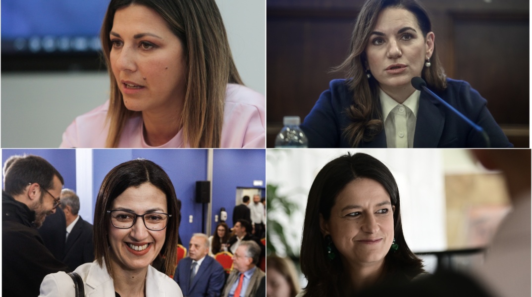 Σοφία Ζαχαράκη, Όλγα Κεφαλογιάννη, Ειρήνη Αγαπηδάκη και Νίκη Κεραμέως στο νέο υπουργικό σχήμα