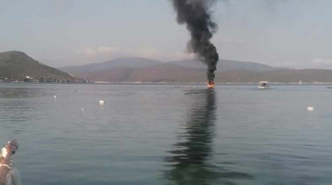 Έκρηξη σε σκάφος στο Μαρμάρι