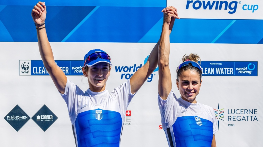 Κωπηλασία - Παγκόσμιο Κύπελλο της Λουκέρνης: Δύο χάλκινα μετάλλια για την Ελλάδα στη δίκωπο γυναικών και το διπλό σκιφ ελαφρών βαρών.