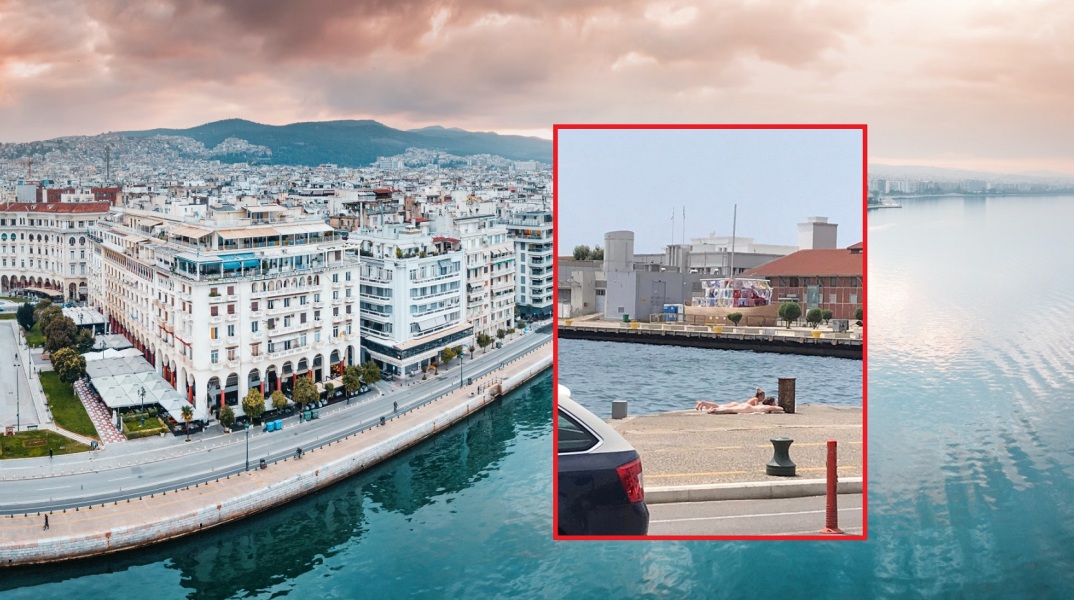 Θεσσαλονίκη: Κοπέλες έκαναν ηλιοθεραπεία τόπλες στη Λεωφόρο Νίκης - Γεύση διακοπών στο κέντρο της πόλης - Το στιγμιότυπο αναρτήθηκε στα κοινωνικά δίκτυα.  