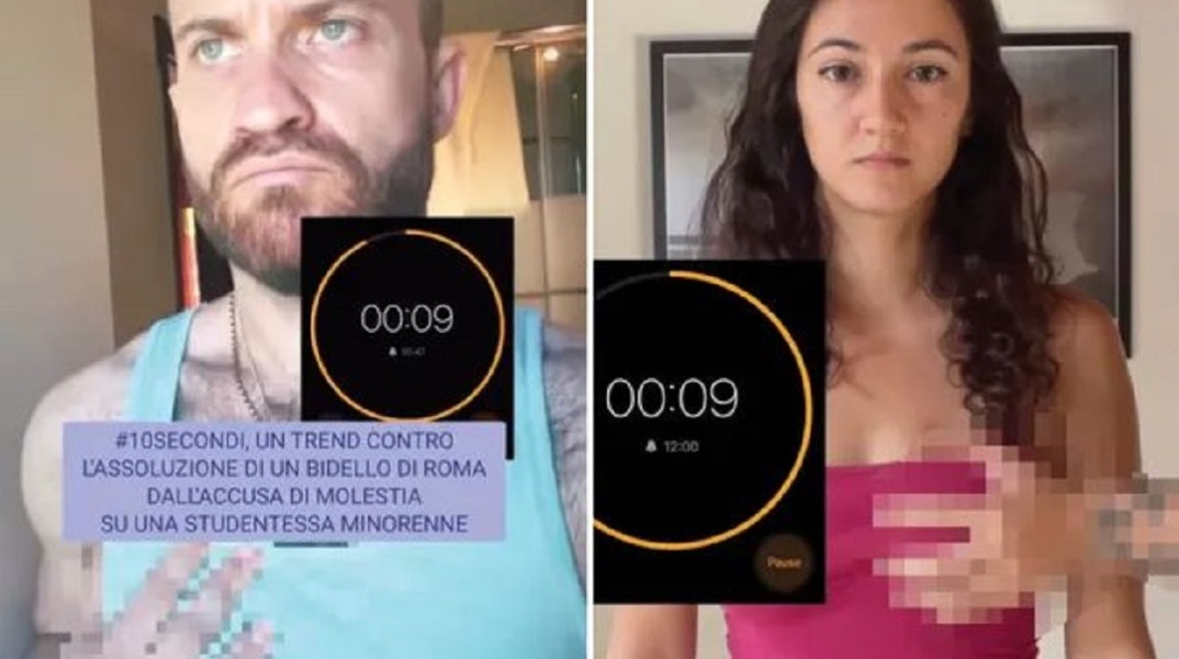 Σεξουαλική παρενόχληση στην Ιταλία: Tα 10 δευτερόλεπτα της οργής που έγιναν viral