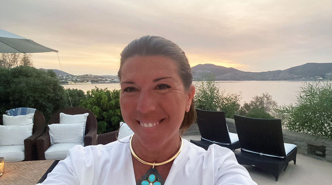 H Stellene Volandes, editor in chief του περιοδικού Town and Country