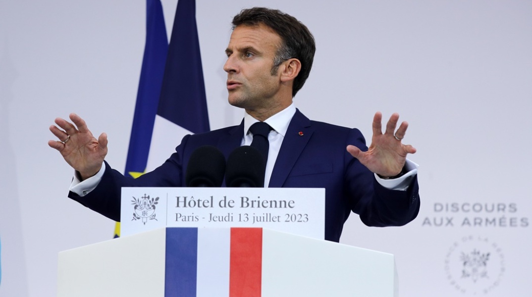 Ο Εμανουέλ Μακρόν, πρόεδρος της Γαλλίας