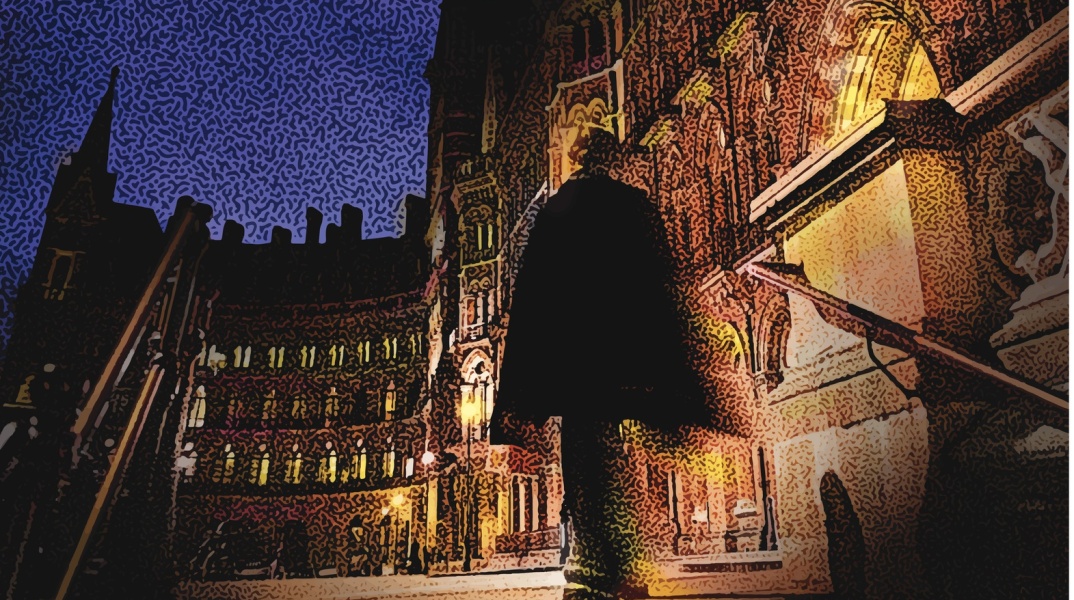 Πίνακας που παραπέμπει στη δράση του Τζακ του Αντεροβγάλτη