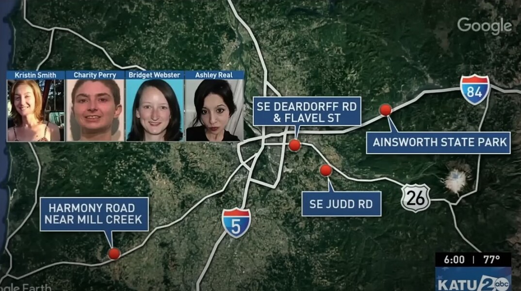 Σύνδεση των θανάτων 4 γυναικών στο Όρεγκον