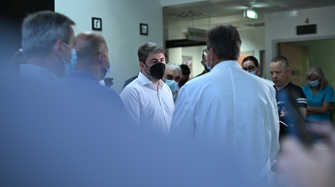 Ο πρόεδρος του ΠΑΣΟΚ-ΚΙΝΑΛ, Νίκος Ανδρουλάκης