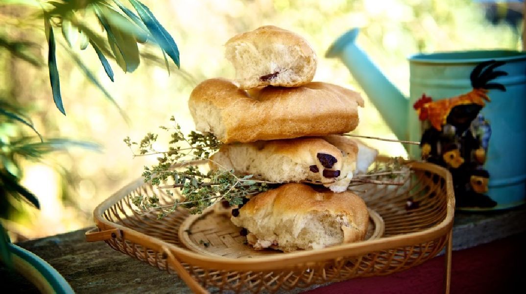 Συνταγή για ελιόψωμο