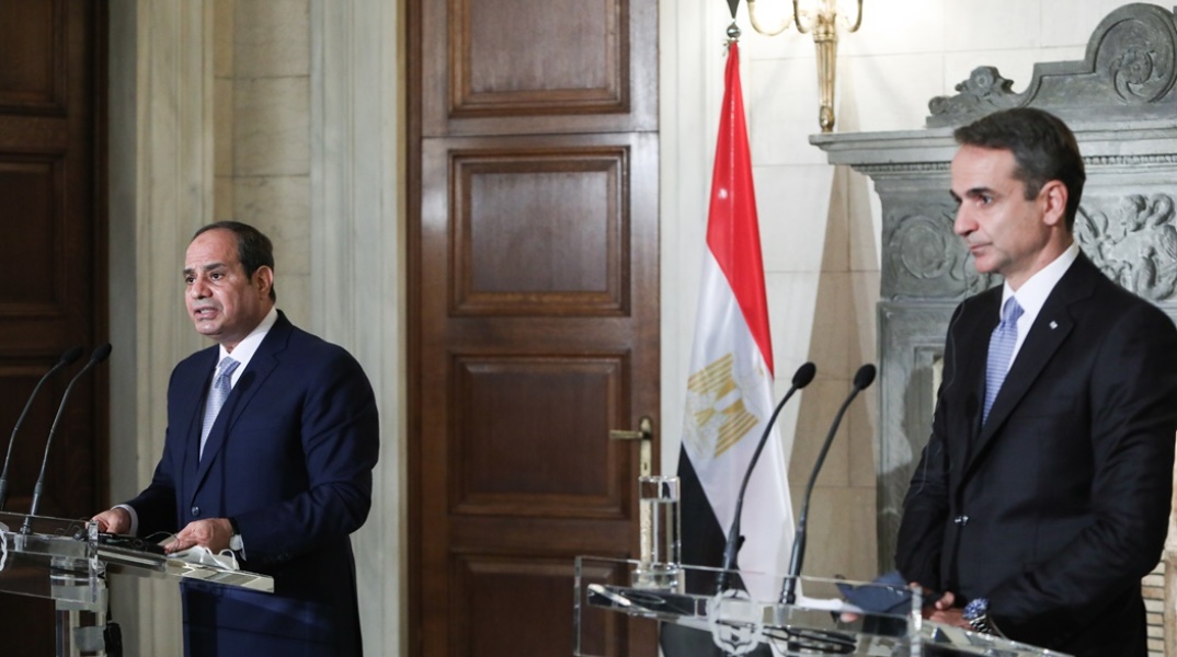Κυριάκος Μητσοτάκης - ABDEL FATTAH AL SISI