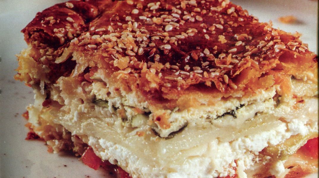 Χανιώτικο μπουρέκι με φύλλο