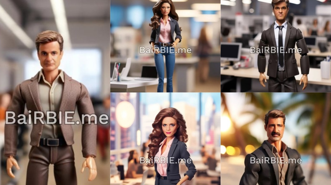 Έλληνες πολιτικοί ως Barbie και Ken