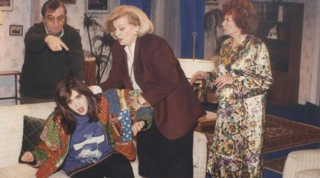 Στιγμιότυπο από τα παρασκήνια της σειράς «Το Ρετιρέ»